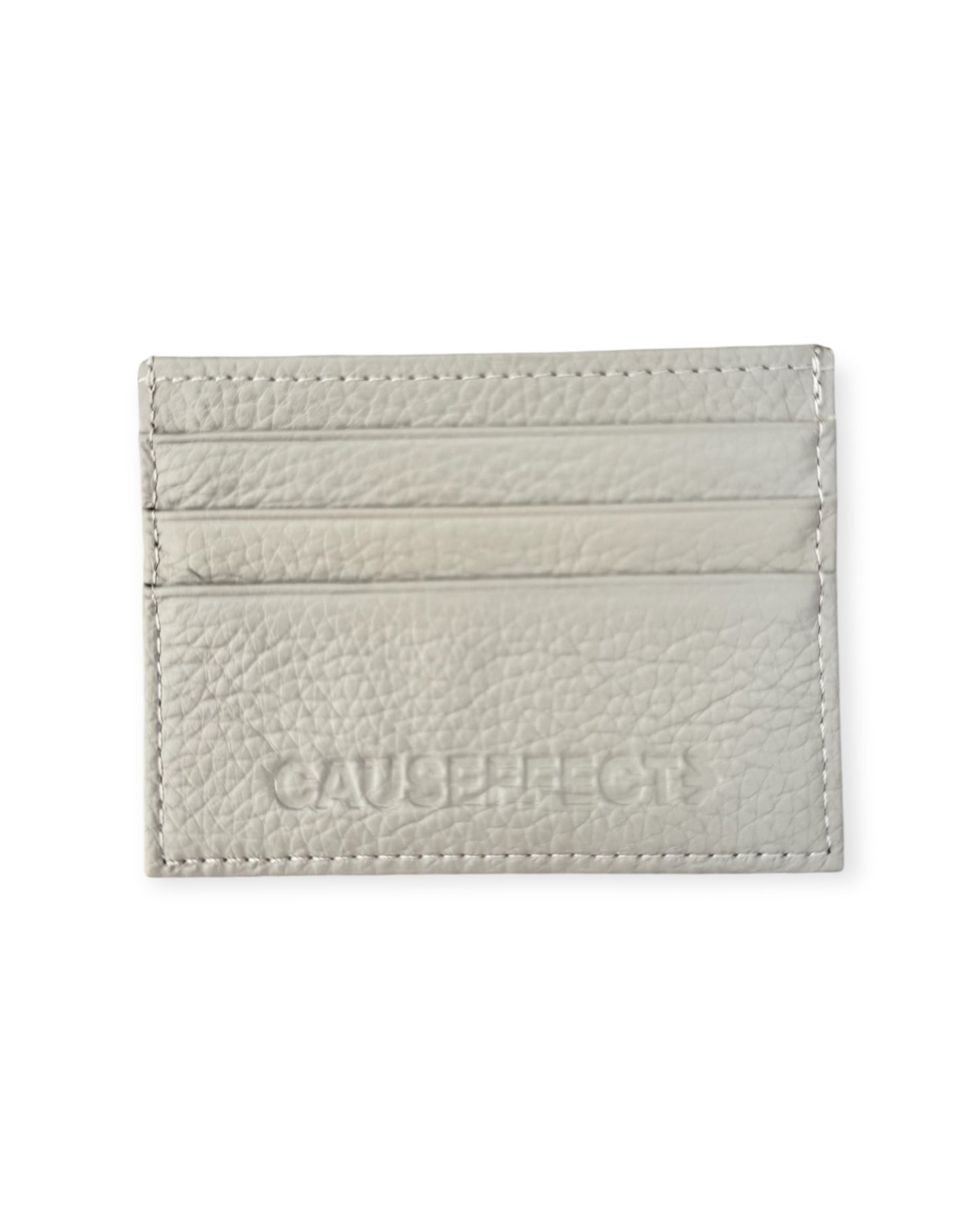 Leather Clear Grey Wallet