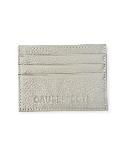 Leather Clear Grey Wallet