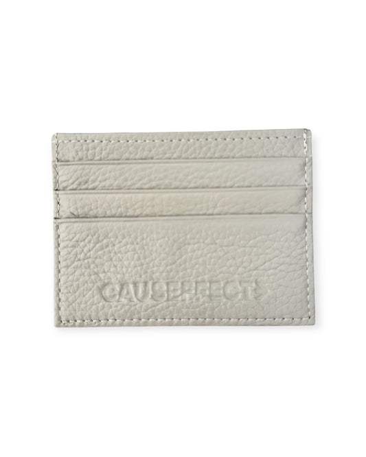 Leather Clear Grey Wallet