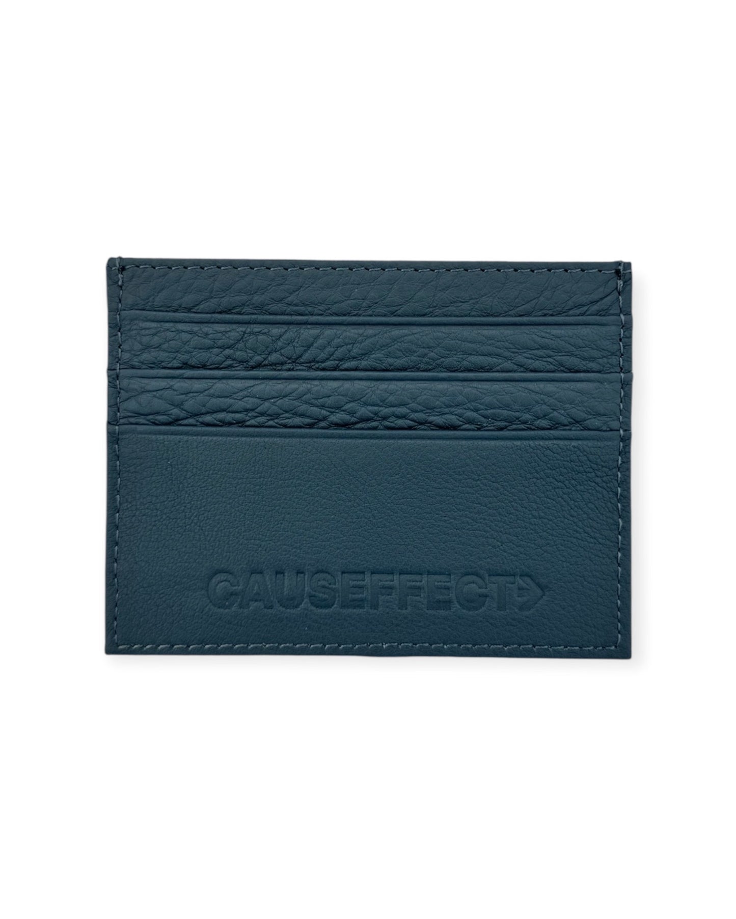 Leather Petrol Blue Wallet