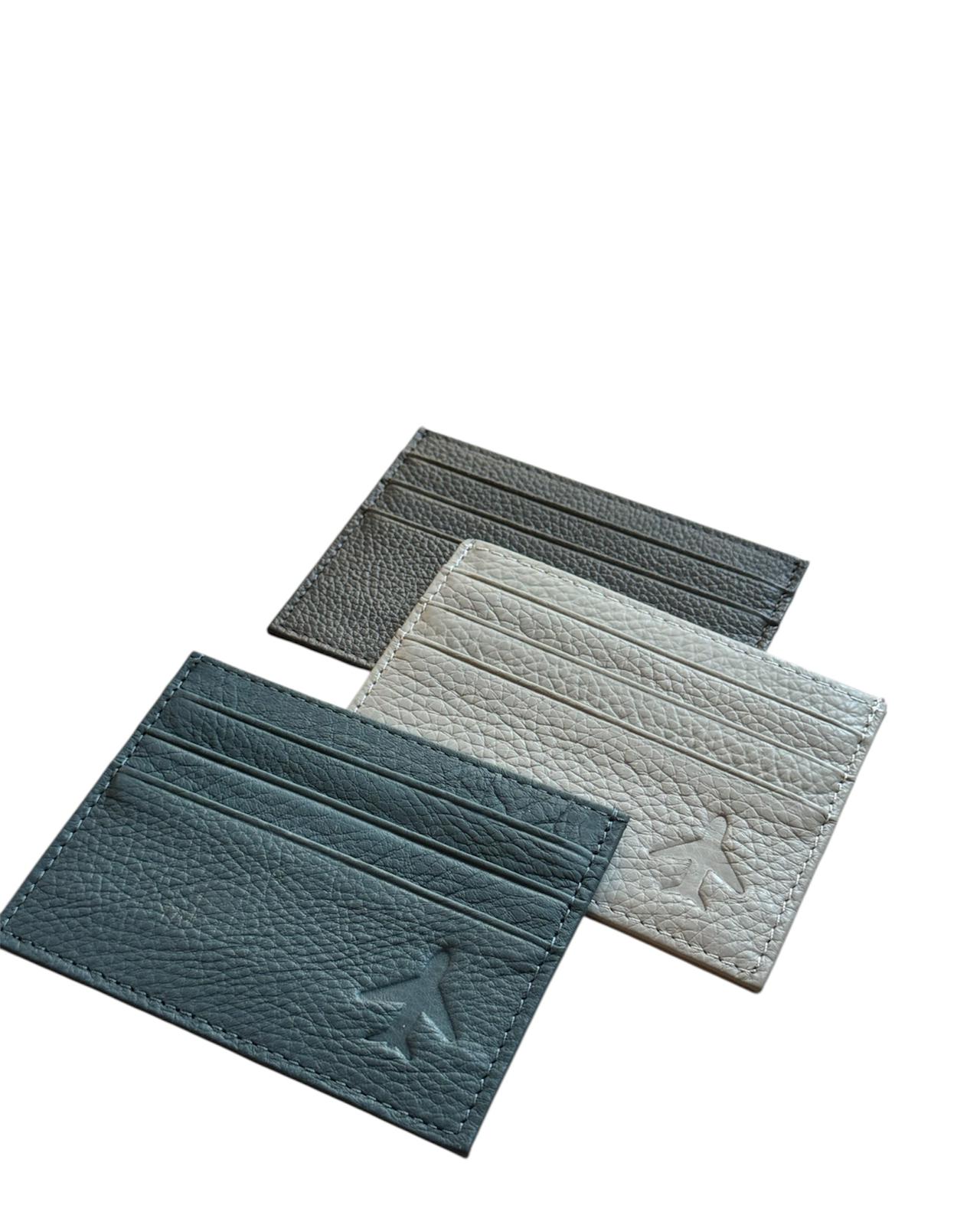 Leather Clear Grey Wallet